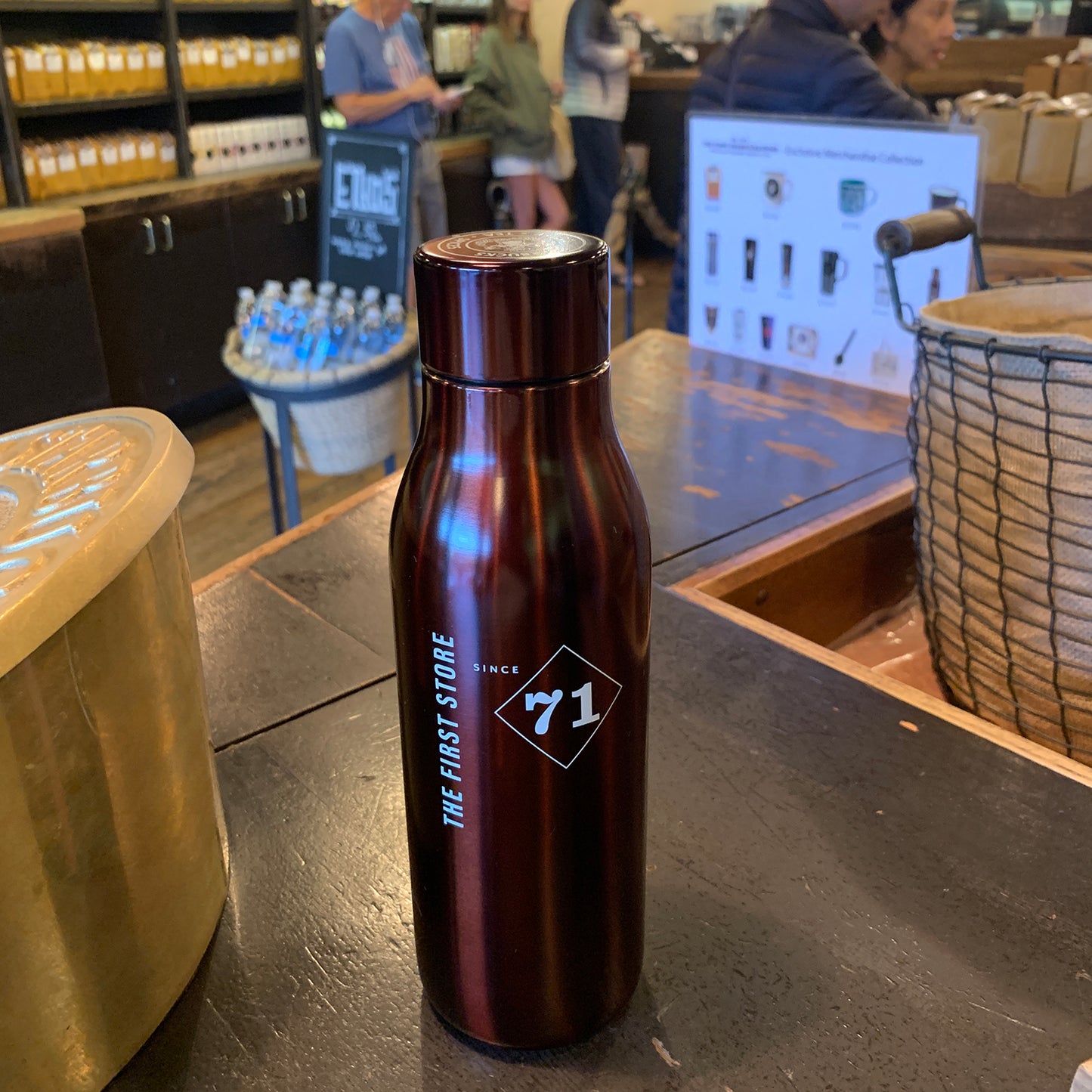 Starbucks Pike Place Original Logo Stainless Steel Water Bottle