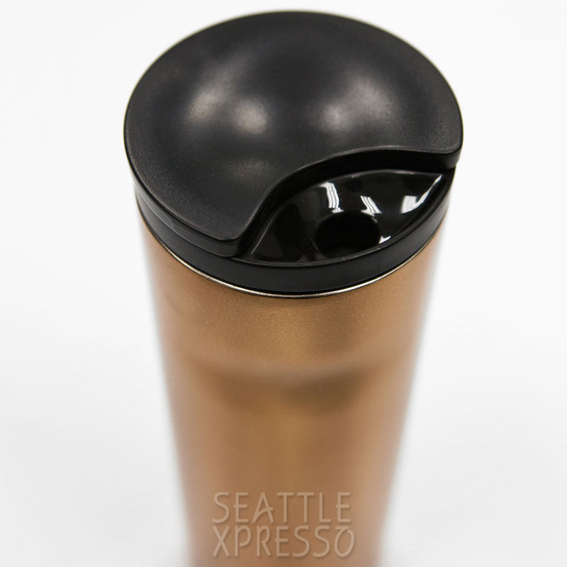 STARBUCKS Copper Gold Stainless Steel Vacuum-Insulated Tumbler 16 oz Hot  Cold Coffee Travel Mug Cup