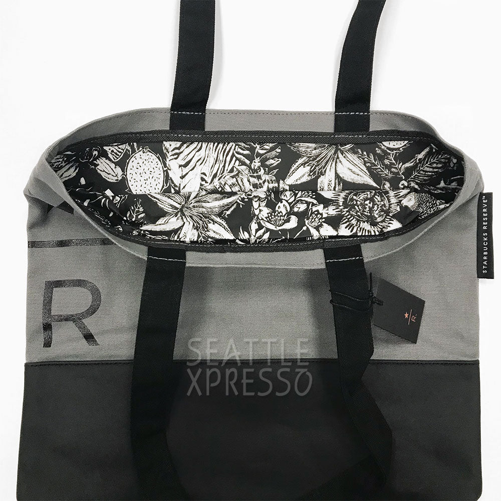 Starbucks Reserve Canvas Shoulder Bag Grey/Black