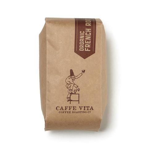 Caffe Vita Organic French Roast Whole Bean Coffee