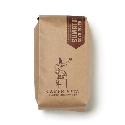 Caffe Vita Organic Sumatra Whole Bean Coffee