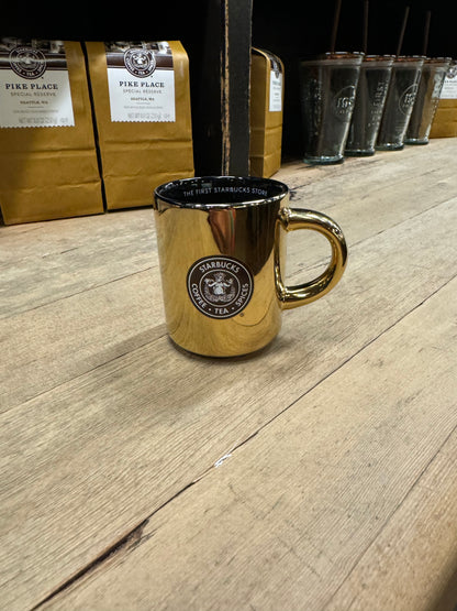Starbucks Pike Place Demi Hi-Shine Original Logo Ceramic Mug, 4 oz
