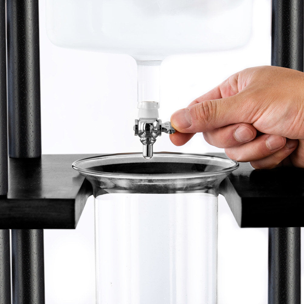 Yama 25 Cup Cold Brew Tower Straight Black Wood Frame (100oz)
