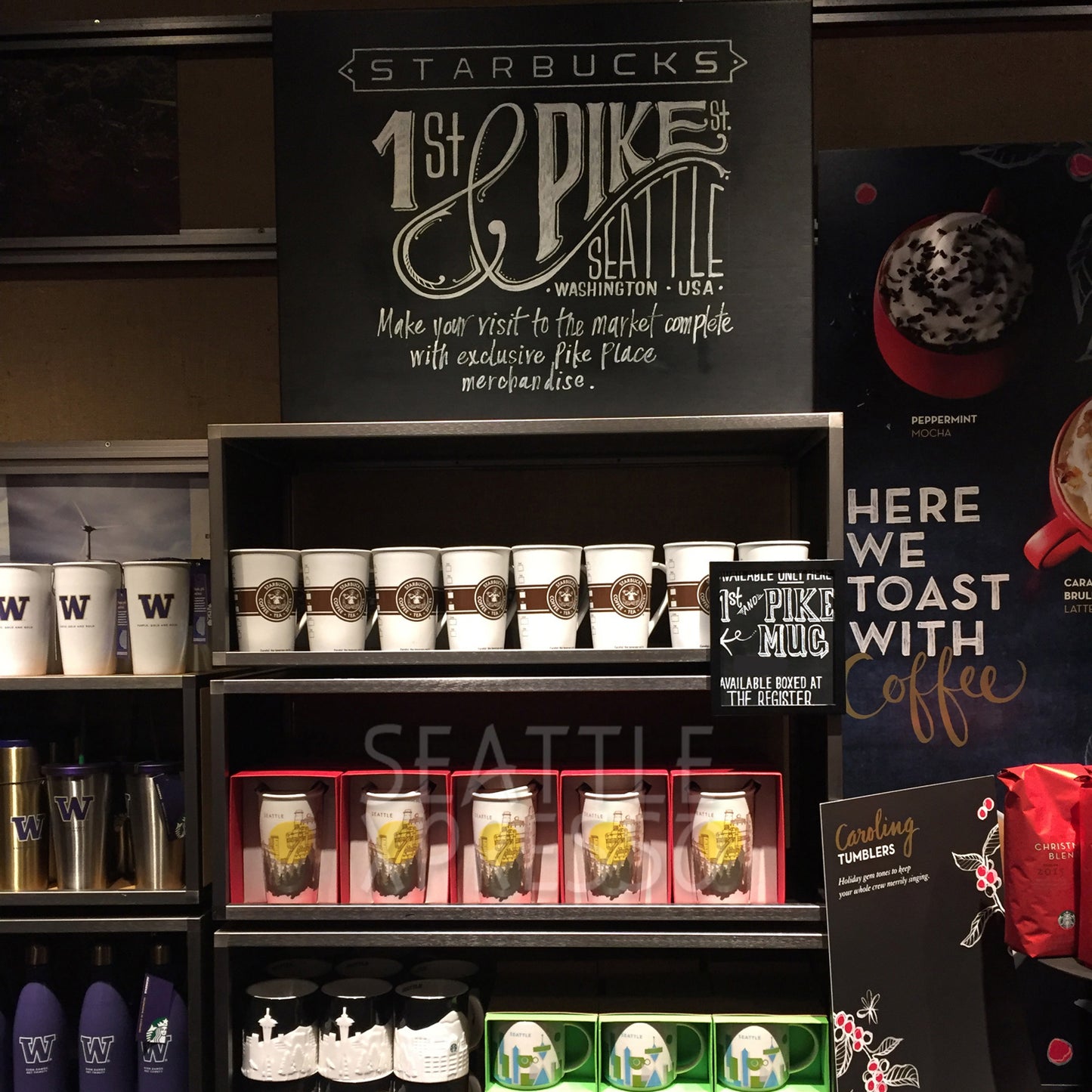 Starbucks Pike Place Ceramic Mug 16 fl oz