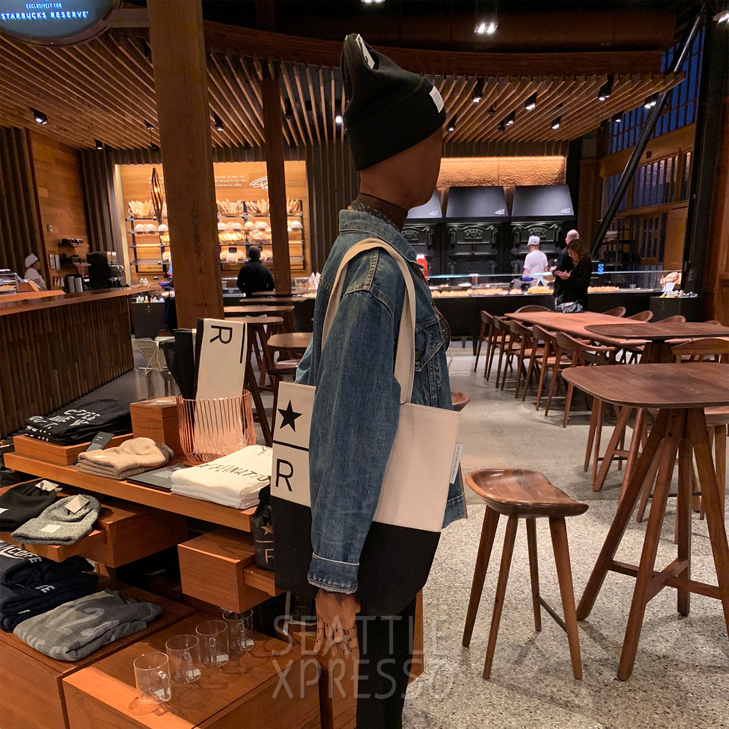 Starbucks Reserve Roastery Seattle Canvas Shoulder Bag