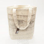 Starbucks Pike Place Sketch Canvas Tote Bag