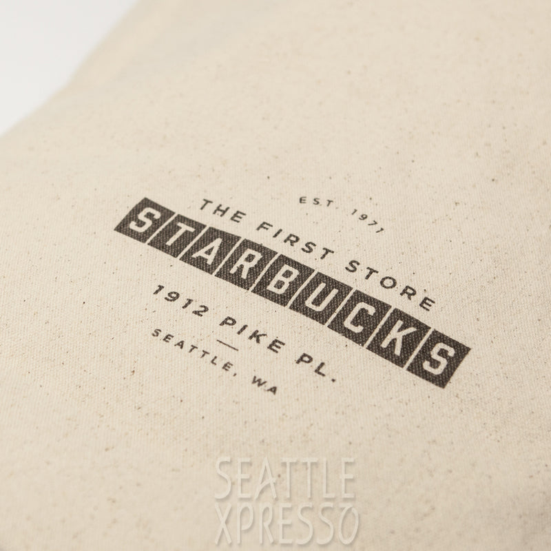 Starbucks Pike Place Sketch Canvas Tote Bag