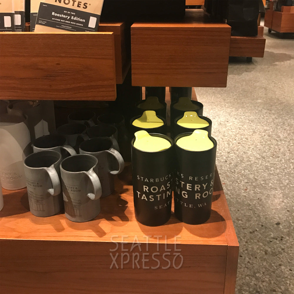 Starbucks Pike Place Gold Double Wall Ceramic Travel Mug