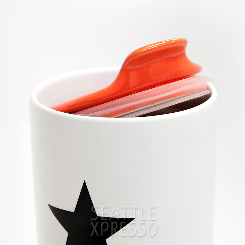 Starbucks Reserve Double Wall Ceramic Travel Mug White