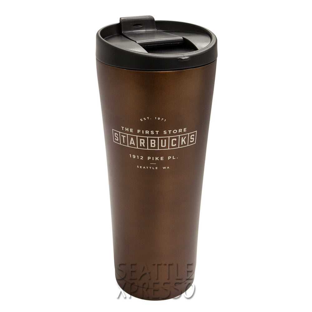 Starbucks Pike Place Stainless Steel Brown Tumbler