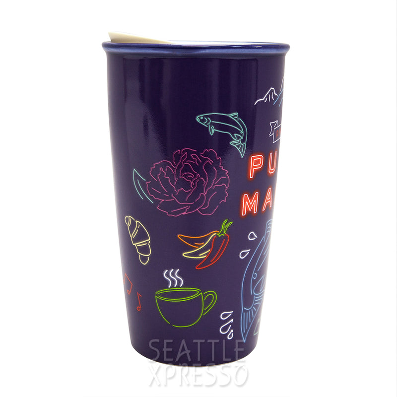 Starbucks Pike Place Local Collection Double Wall Ceramic Travel Mug –  Seattle Xpresso