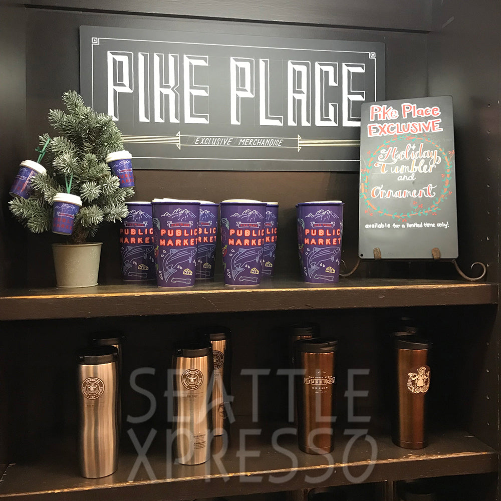 Starbucks Pike Place Local Collection Double Wall Ceramic Travel Mug