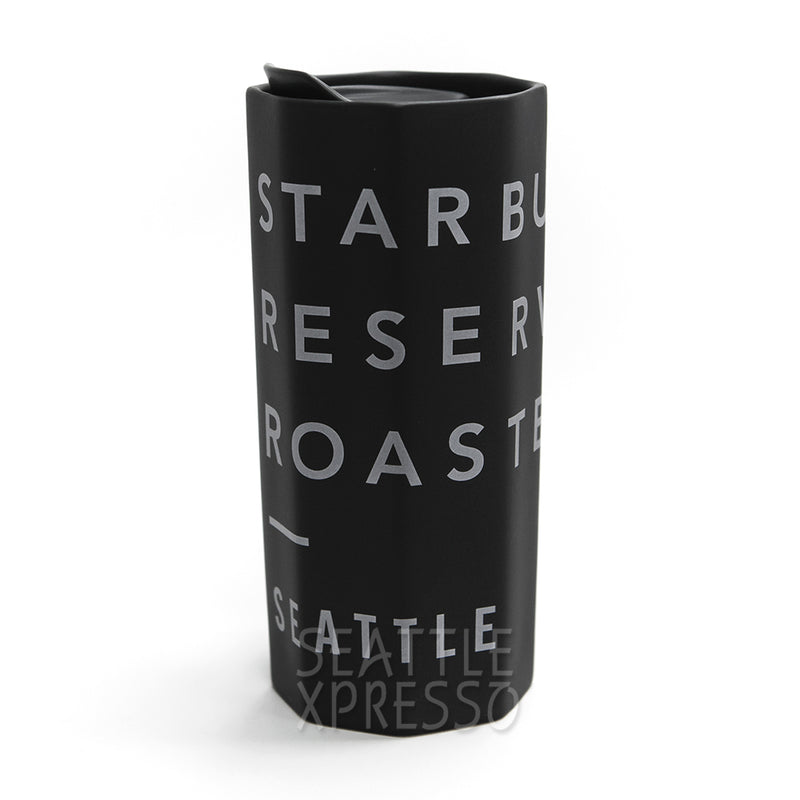 Starbucks Reserve Octagon Double Wall Ceramic Travel Mug Black
