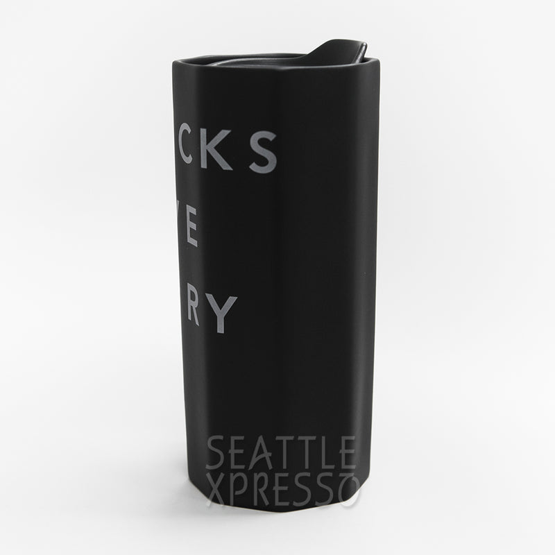 Starbucks Reserve Octagon Double Wall Ceramic Travel Mug Black
