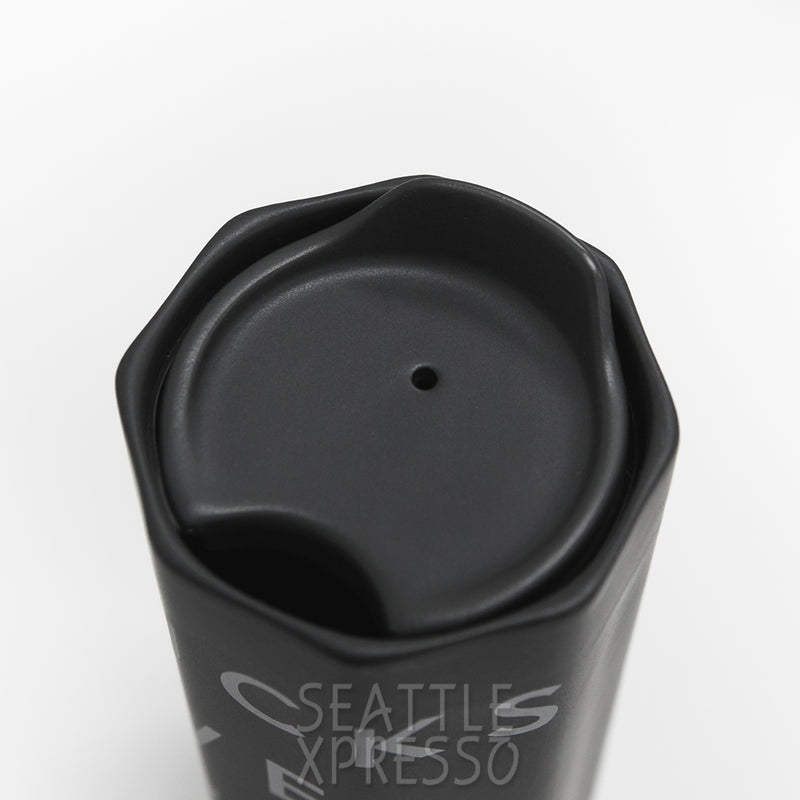 Starbucks Dining | Starbucks Ceramic Tumbler California 12oz 355ml | Color: Black/White | Size: Os | Beautyinla's Closet