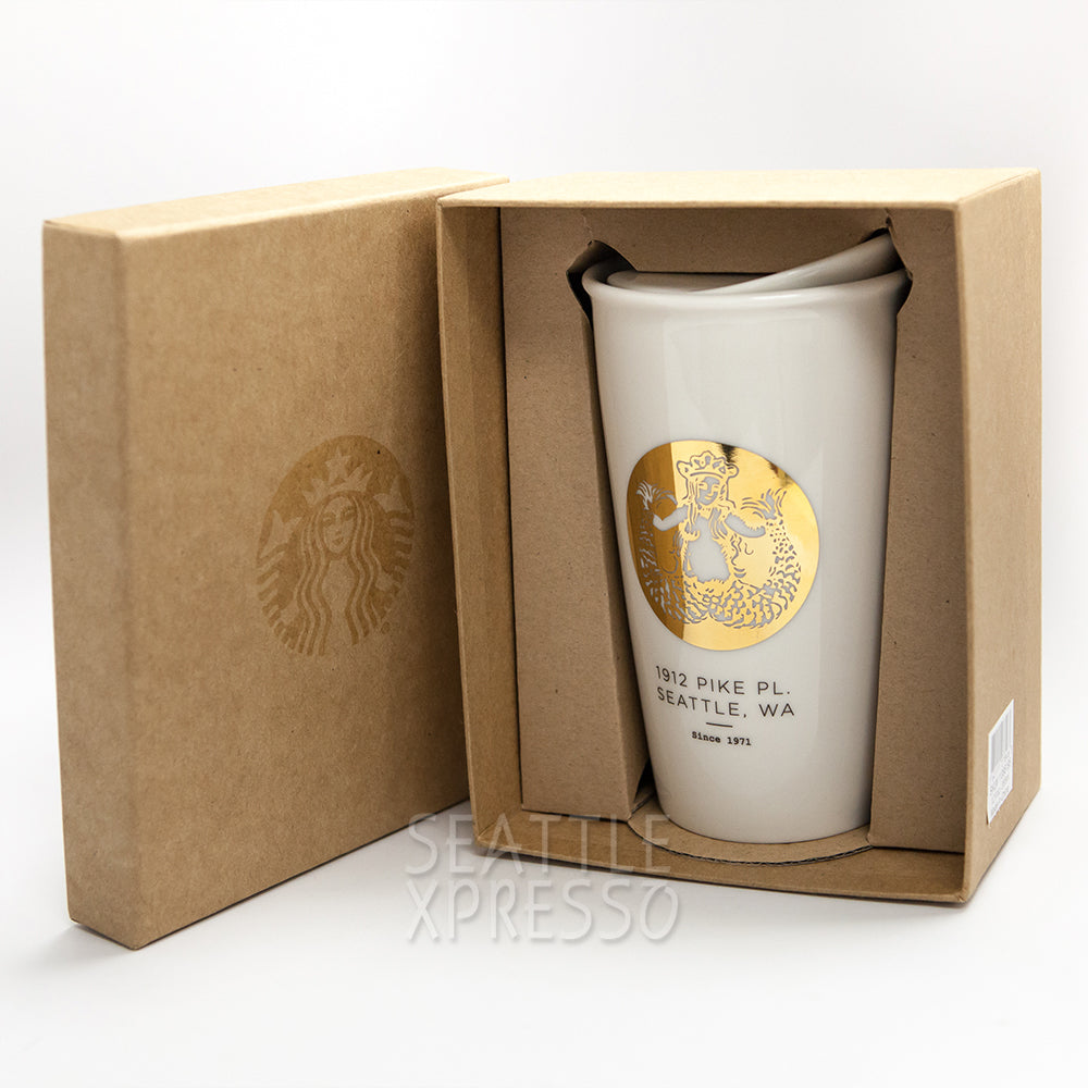 Siren Logo Double-Wall Ceramic Tumbler - 12 fl oz: Starbucks Coffee Company