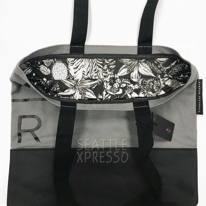 Starbucks Reserve Canvas Shoulder Bag Grey/Black